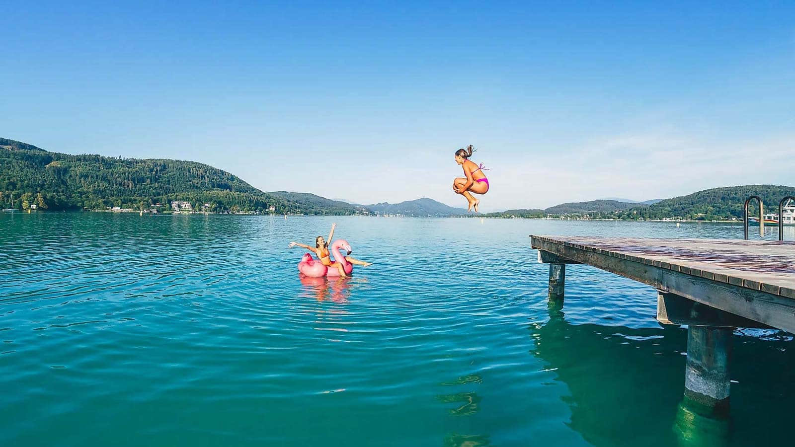 Camping am Wörthersee: zwei Campingplätze, zwei Stellplätze